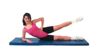 CanDo Exercise Mat - Non Folding - 2" PU Foam with Cover - 2' x 6' - Specify Color — for Exercise and Therapy Floor Work