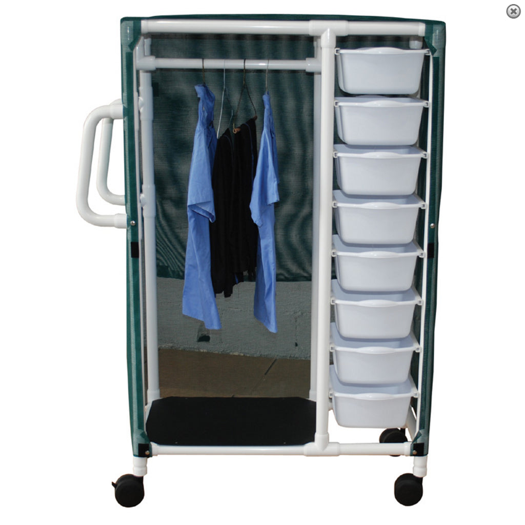 MJM Specialty Cart with 8 Pull Out Tubs