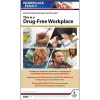 JJ Keller Drug Free Workplace Policy Poster