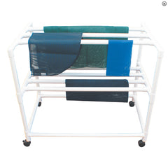 MJM Mobile Rolling PVC Clothes Drying Rack