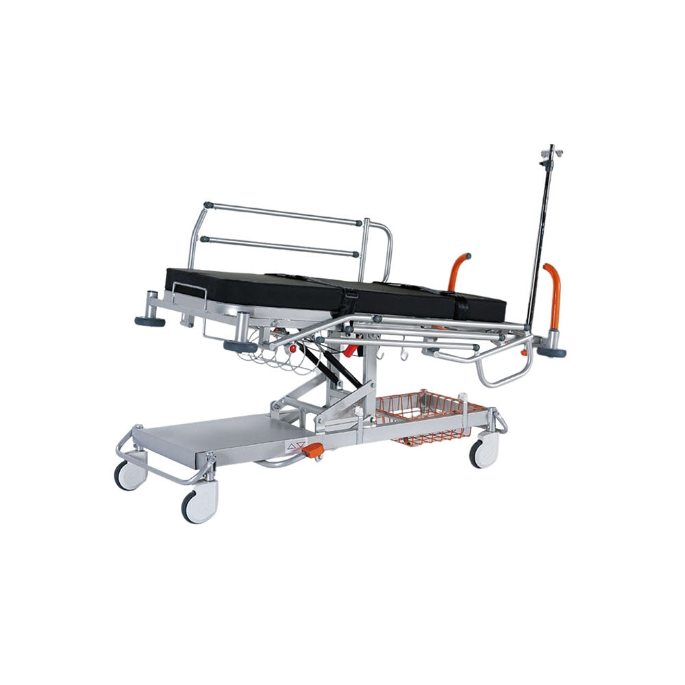 Nitrocare LILO SD01-P Hydraulic Pediatric Transport Stretcher with Full-Length Safety Rails and Trendelenburg