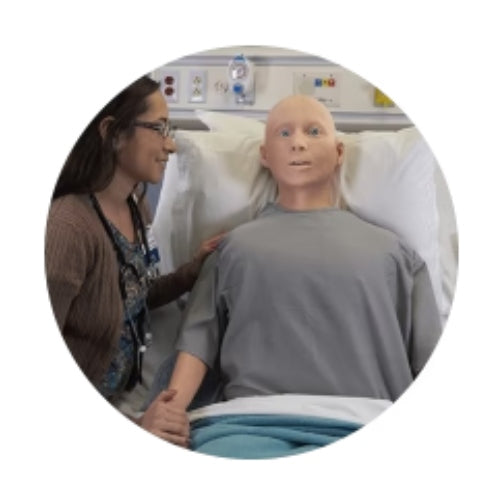 Life/form AXEL Patient Simulator – Advanced AI-Driven Patient Simulation Manikin for Clinical Communication and Technical Skills Training