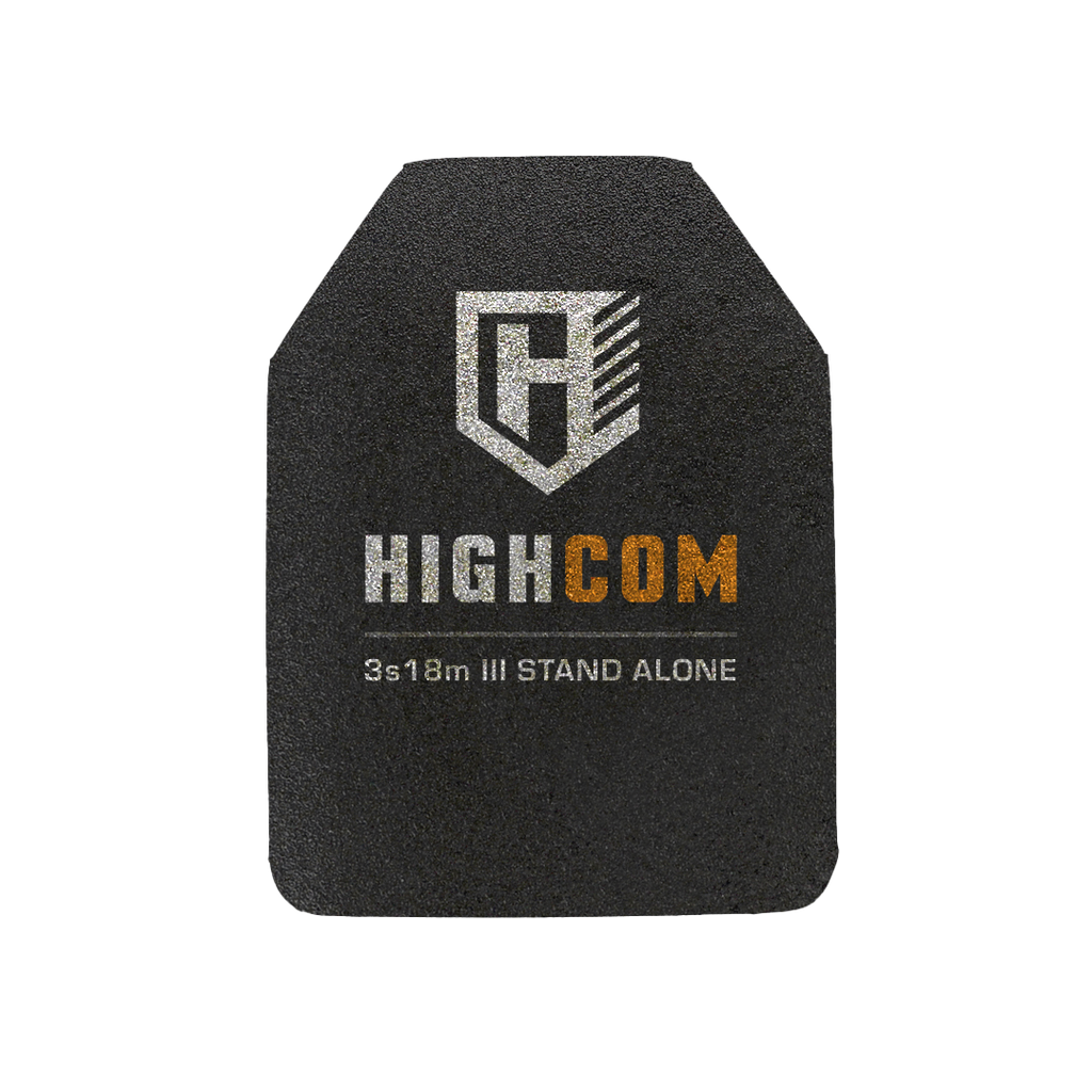HighCom Guardian 3S18M Level III Multi-Curve Lightweight Ultra-Durable UHMWPE Armor Plate – Advanced Stand-Alone Rifle Defense