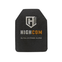 HighCom Guardian 3S18M Level III Multi-Curve Lightweight Ultra-Durable UHMWPE Armor Plate – Advanced Stand-Alone Rifle Defense