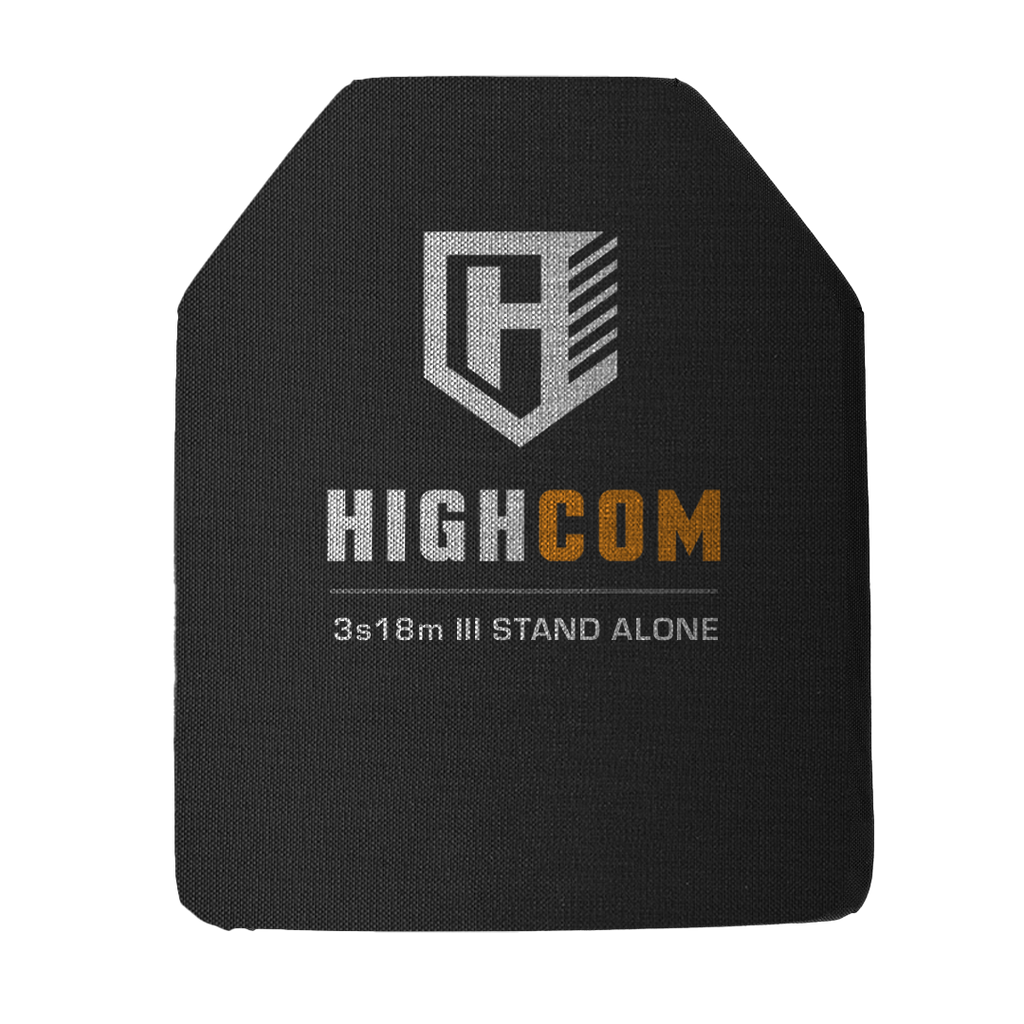 HighCom Guardian 3S18M Level III Multi-Curve Lightweight Ultra-Durable UHMWPE Armor Plate – Advanced Stand-Alone Rifle Defense