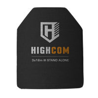 HighCom Guardian 3S18M Level III Multi-Curve Lightweight Ultra-Durable UHMWPE Armor Plate – Advanced Stand-Alone Rifle Defense