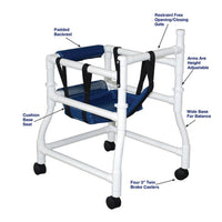 MJM 22" Deluxe Tile Stroller Walker, 250 lb Capacity