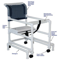 MJM Standard Walker with Anti-Tip Outriggers, 300 lb Capacity