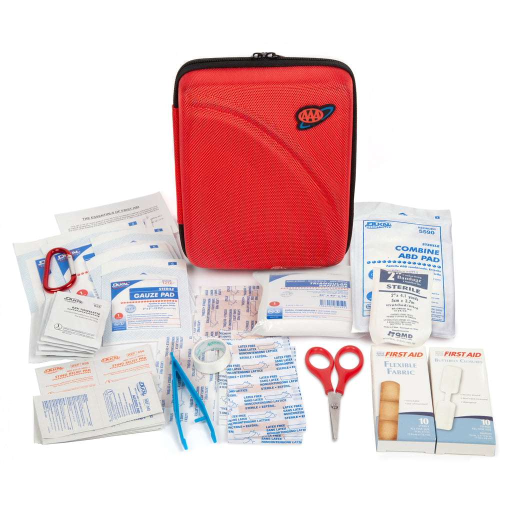 Lifeline 85-Piece AAA Commuter First Aid Kit for Vehicle Safety and Emergency Response