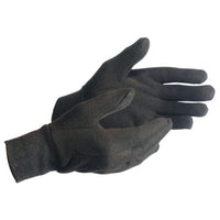 JJ Keller MCR Safety Brown Jersey Gloves - Unlined