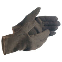 JJ Keller MCR Safety Brown Jersey Gloves - Lined