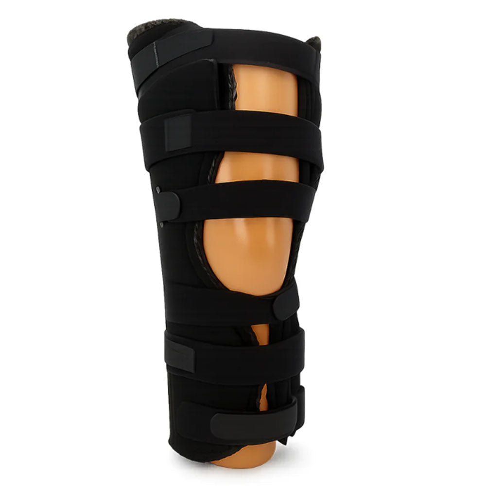 RCAI Tri-Panel Knee Immobilizer | Adjustable Orthopedic Splint with Anti-Microbial Compression