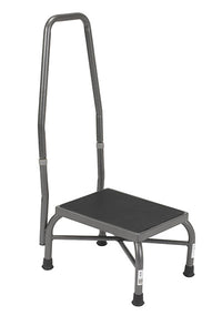 Drive Heavy Duty Bariatric Footstool with Non-Skid Rubber Platform and Handrail — for Clinical and Treatment Rooms