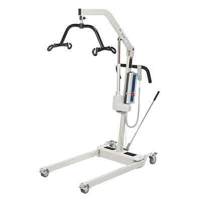 Drive Bariatric Battery Powered Electric Patient Lift, 4 Point Cradle, Rechargeable and Removable Battery, No Wall Mount — for Patient Lift & Stand Assists in Clinical and Institutional Care