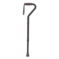 Drive Bariatric Offset handle adjustable aluminum cane, 37 - 46", black, 1 each — for Treatment and Examination Rooms