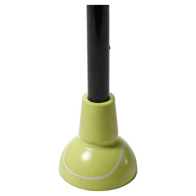 Drive Sports Style Cane Tip, Tennis Ball — for Canes & Crutches in Clinical and Institutional Care