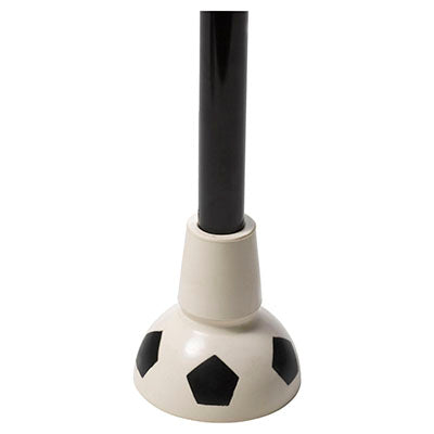 Drive Sports Style Cane Tip, Soccer Ball — for Canes & Crutches in Clinical and Institutional Care
