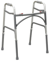 Drive Folding 2-button walker, oversize bariatric, no wheels, 1 each — for Safe and Supported Mobility