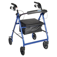 Drive 4-wheel Rollator with loop brake, blue, 1 each — for Safe and Supported Mobility