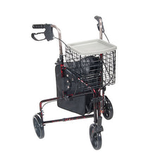 Drive 3-wheel Rollator with loop brake, 1 each — for Safe and Supported Mobility