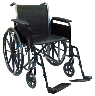 Drive 18" wheelchair with removable desk armrest, swing away footrest — for Mobility and Patient Transport