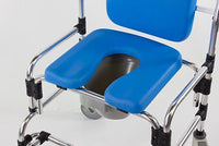 Platinum Health Caspian Professional Mobile Shower/Commode Chair, Padded — for Safe Bathing and Hygiene
