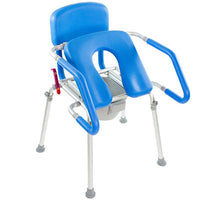 Platinum Health GentleBoost Spring Assist Shower/Commode Chair — for Safe Bathing and Hygiene