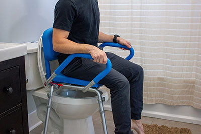 Platinum Health GentleBoost Spring Assist Shower/Commode Chair — for Safe Bathing and Hygiene