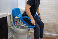 Platinum Health GentleBoost Spring Assist Shower/Commode Chair — for Safe Bathing and Hygiene