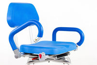 Platinum Health Revolution Pivoting Bath Shower Chair, Padded Backrest and Armrests — for Safe Bathing and Hygiene