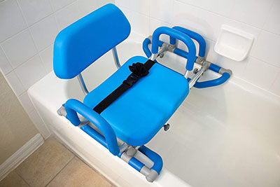 Platinum Health HydroSlide Bath Chair, Padded Swivel Seat — for Safe Bathing and Hygiene