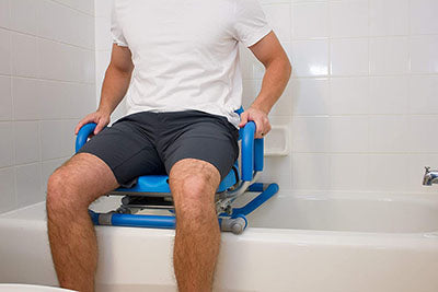Platinum Health HydroSlide Bath Chair, Padded Swivel Seat — for Safe Bathing and Hygiene