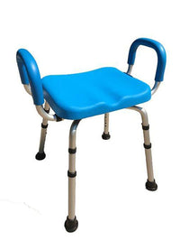 Platinum Health Independence Deluxe Bath Chair, Padded Arms — for Safe Bathing and Hygiene