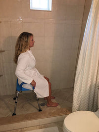Platinum Health Independence Deluxe Bath Chair, Padded Arms — for Safe Bathing and Hygiene