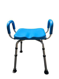 Platinum Health Independence Deluxe Bath Chair, Padded Arms — for Safe Bathing and Hygiene