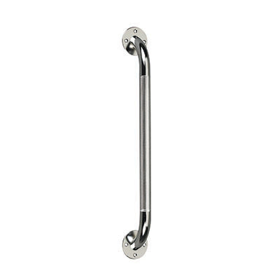 Drive Chrome Knurled Grab Bar, 12" — for Safe Bathing and Hygiene