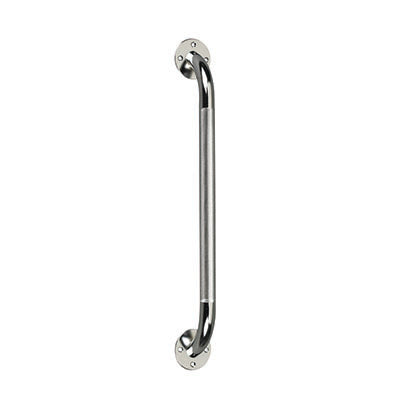 Drive Chrome Knurled Grab Bar, 18" — for Safe Bathing and Hygiene