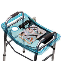 StrongArm Clear View Walker Tray and Bag — for Safe and Supported Mobility
