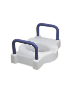 Maddak Elevated toilet seat with arms, extra wide — for Safe and Independent Toileting