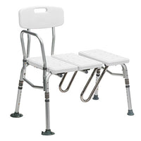 Drive Splash Defense Transfer Bench with Curtain Guard Protection — for Safe Bathing and Hygiene