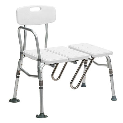 Drive Splash Defense Transfer Bench with Curtain Guard Protection — for Safe Bathing and Hygiene