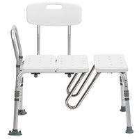 Drive Splash Defense Transfer Bench with Curtain Guard Protection — for Safe Bathing and Hygiene