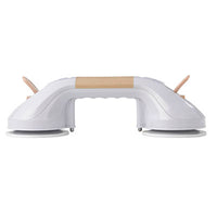 Drive Suction Cup Grab Bar, 12", White and Beige — for Safe Bathing and Hygiene
