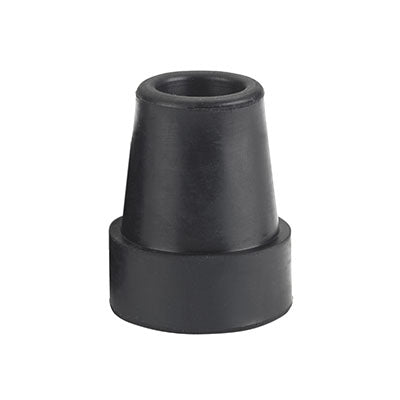 Drive Small Base Quad Cane Tips, Black — for Canes & Crutches in Clinical and Institutional Care