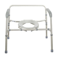 Drive Heavy Duty Bariatric Folding Bedside Commode Chair — for Safe Bathing and Hygiene