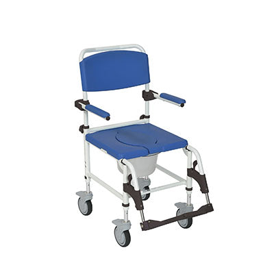 Drive Aluminum Shower Commode Transport Chair — for Safe Bathing and Hygiene