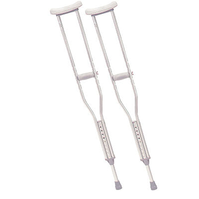 Drive Walking Crutches with Underarm Pad and Handgrip, Adult, 1 Pair — for Treatment and Examination Rooms
