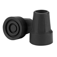 Drive Crutch Tips, 7/8", Gray, 1 Pair — for Canes & Crutches in Clinical and Institutional Care
