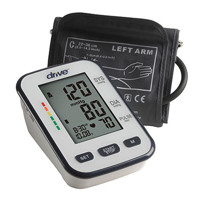 Drive Automatic Deluxe Blood Pressure Monitor, Upper Arm — for Exercise and Therapy Floor Work
