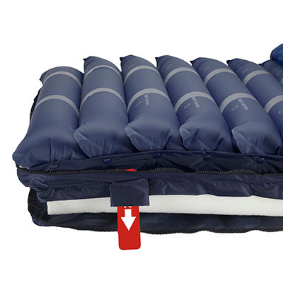 Drive Med-Aire Assure 5" Air with 3" Foam Base Alternating Pressure and Low Air Loss Mattress System — for Exercise and Therapy Floor Work